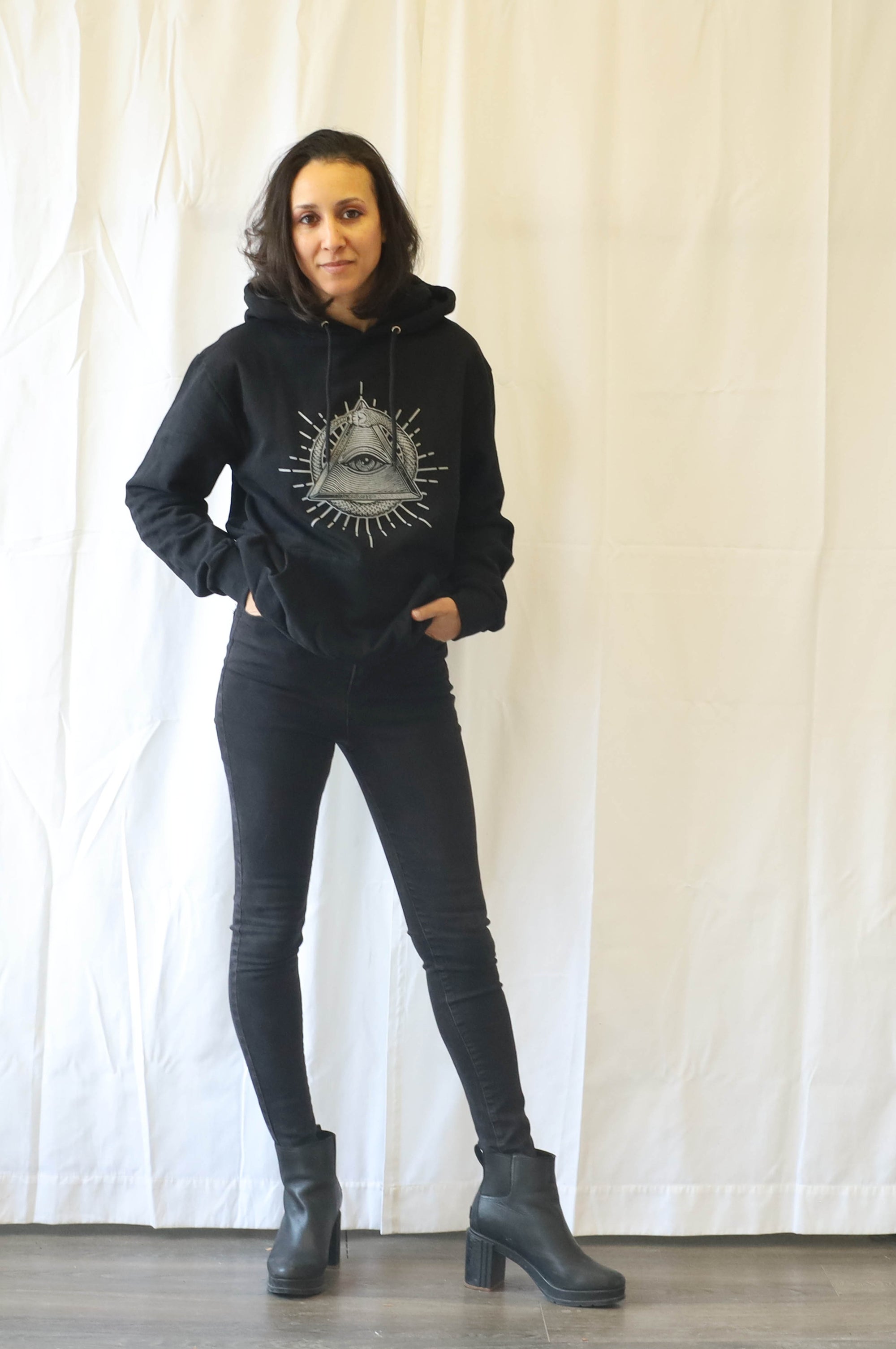 Veles Black Hoodie Sweatshirt