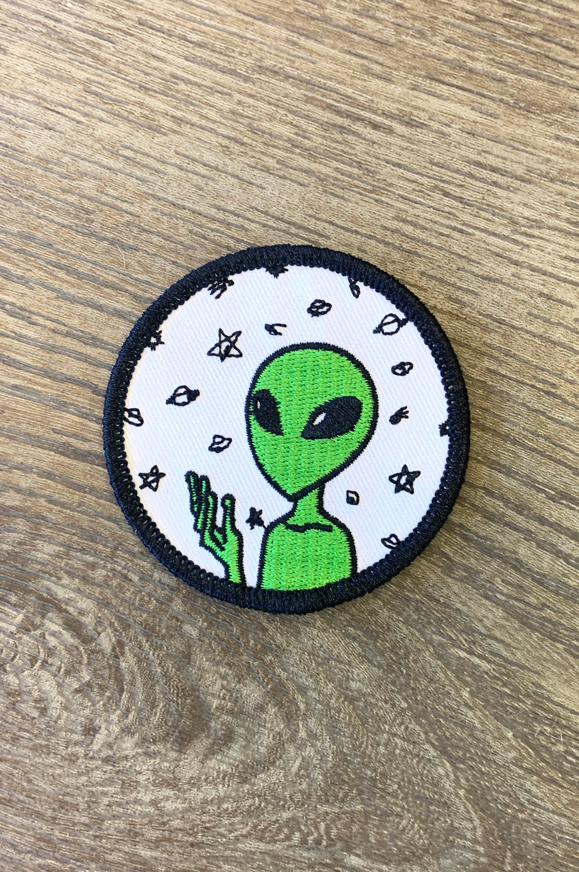 Alien Stars Embroidered Patch