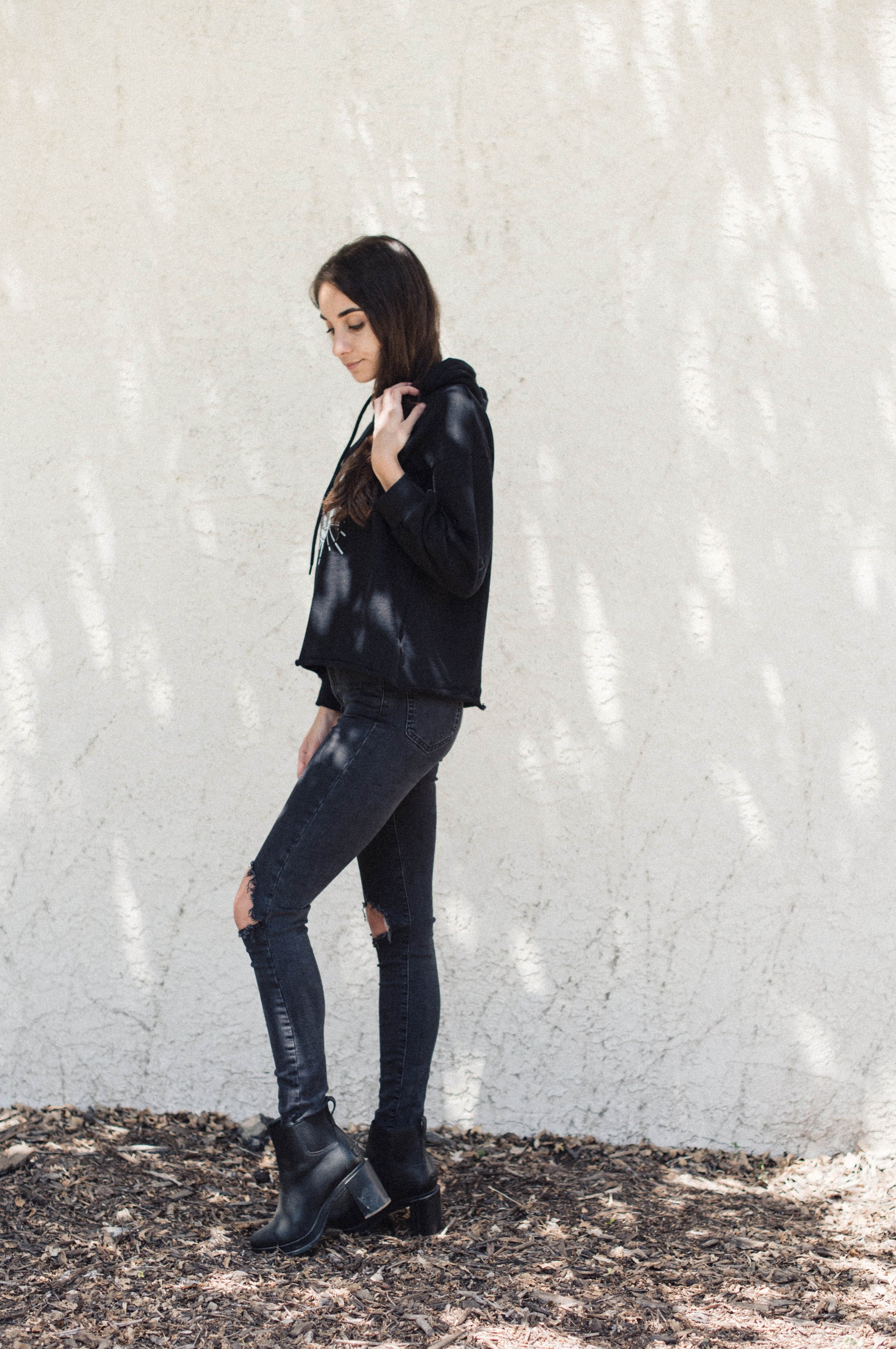 Veles Crop Hoodie Sweatshirt