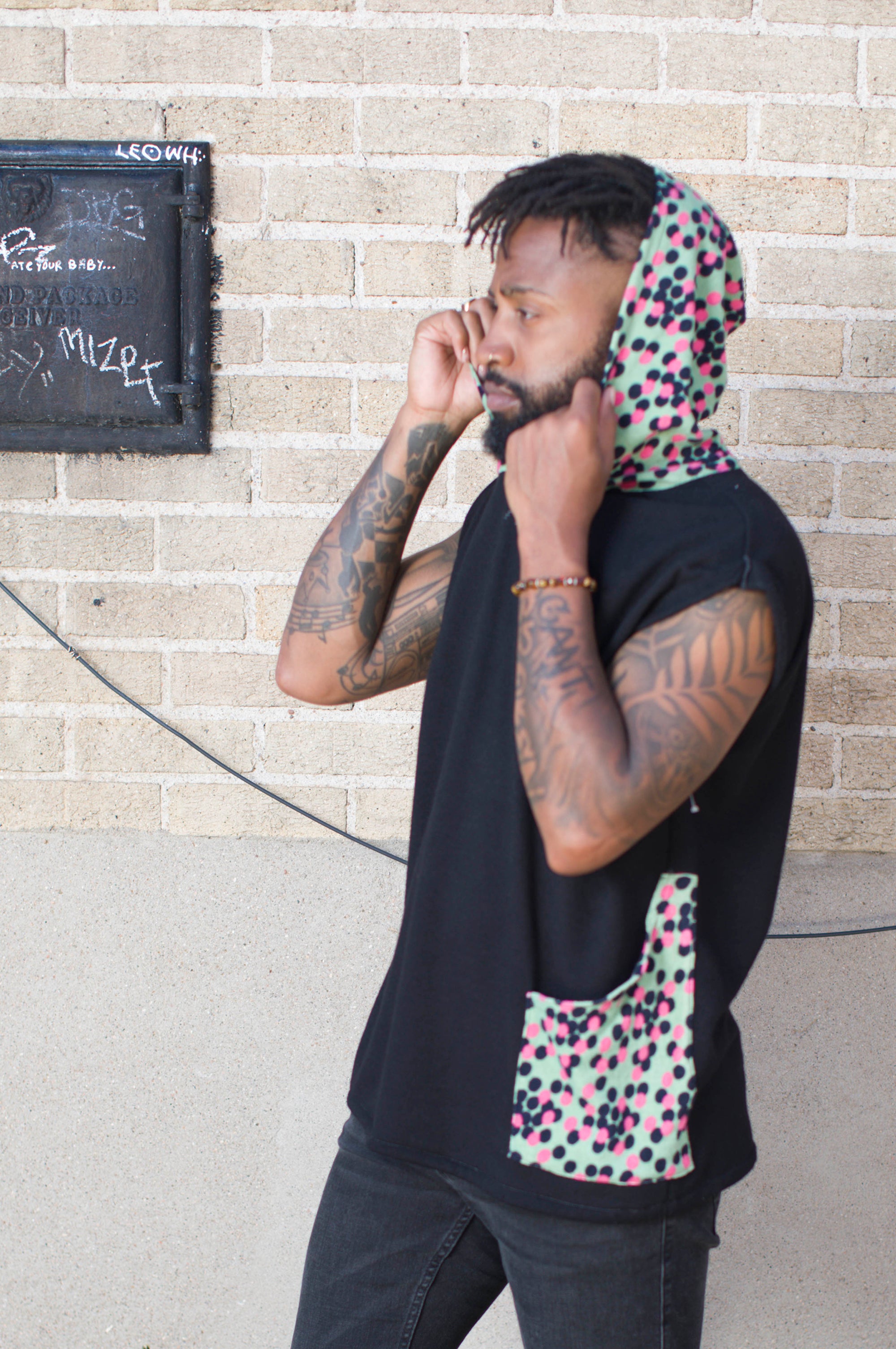 Charlie Muscle Sleeve Hoodie