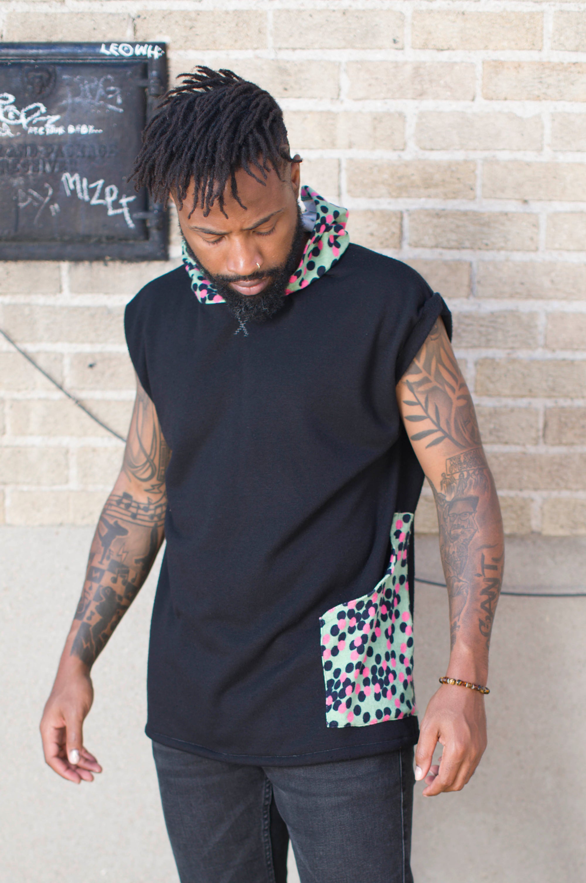 Charlie Muscle Sleeve Hoodie