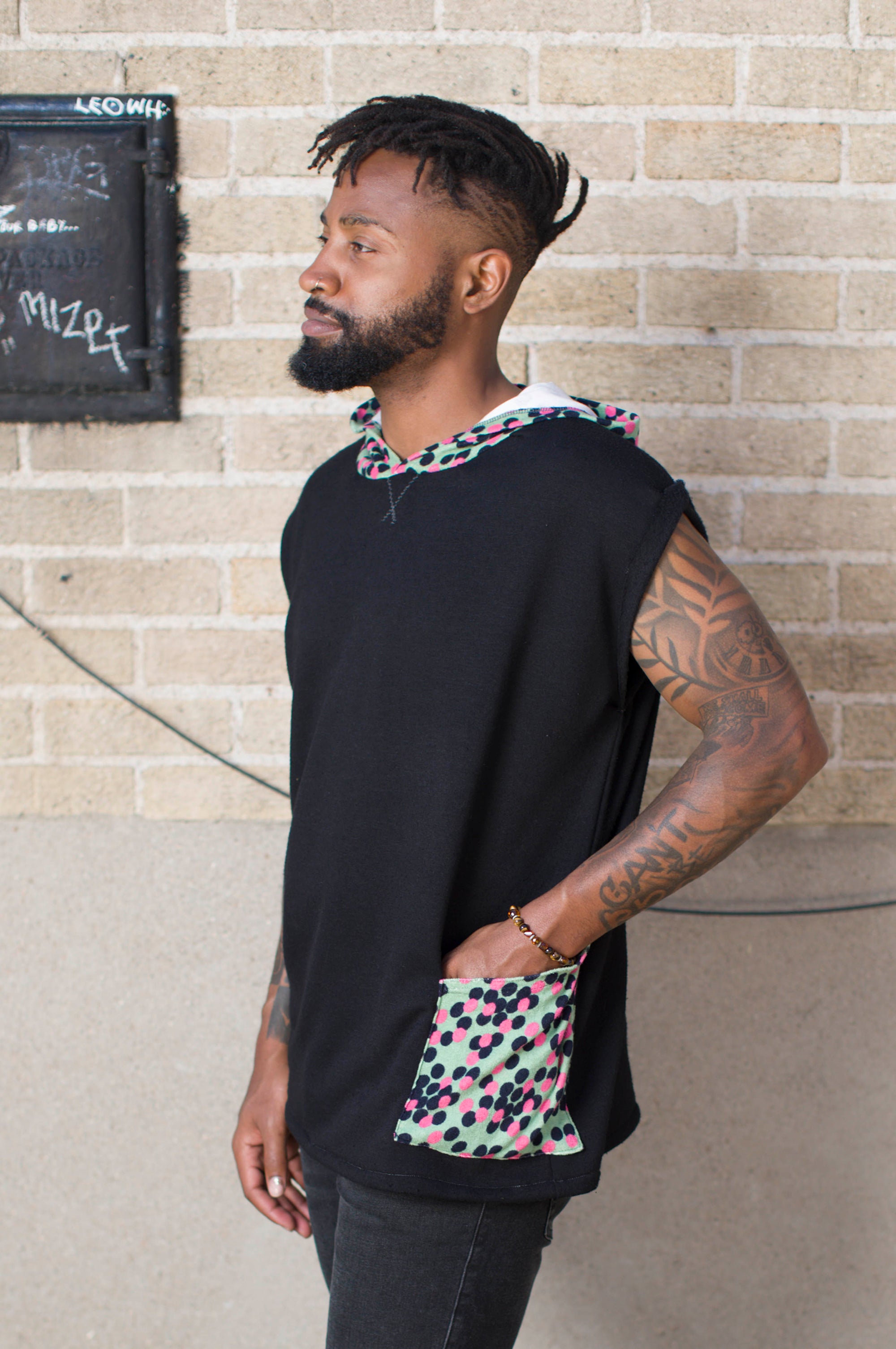 Charlie Muscle Sleeve Hoodie