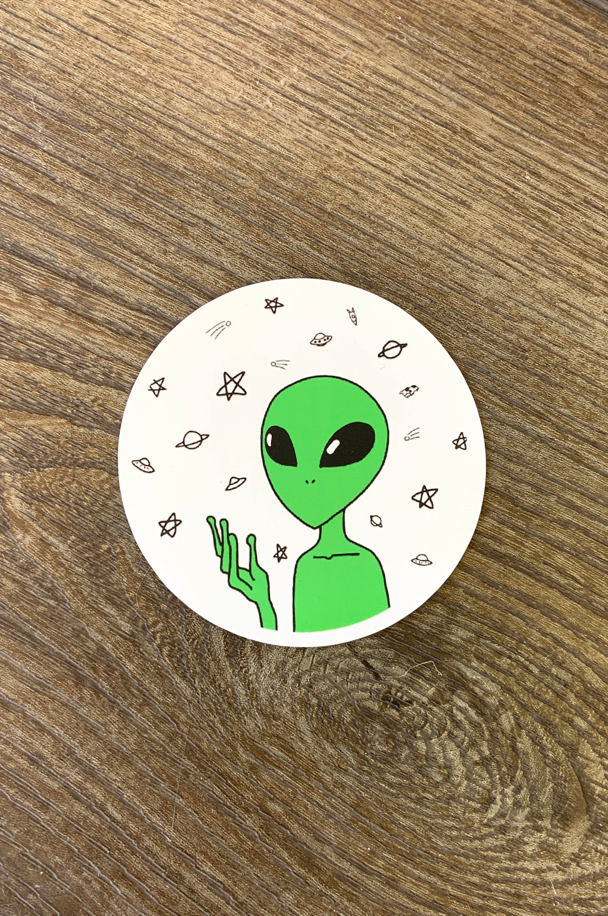 Alien Stars Vinyl Sticker