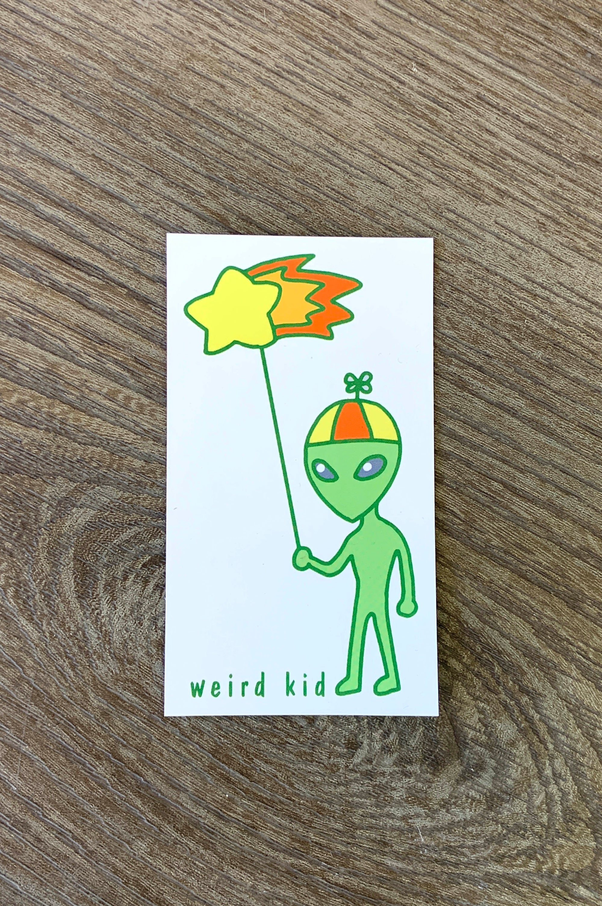 Weird Kid Vinyl Sticker